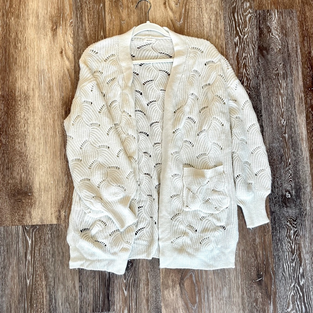 Cream Knit Cardigan